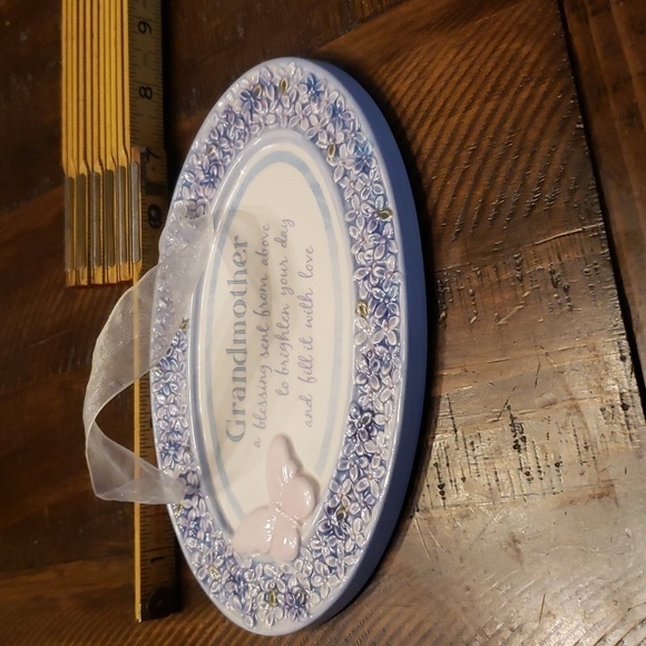 Harmony Grandmother ceramic hanging plate - Picture 5 of 6
